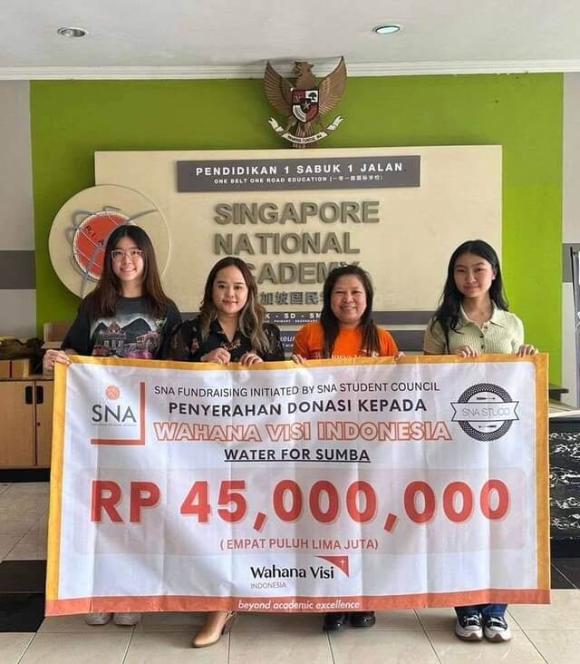 OSIS Singapore National Academy Galang Dana untuk Akses Air Bersih di NTT